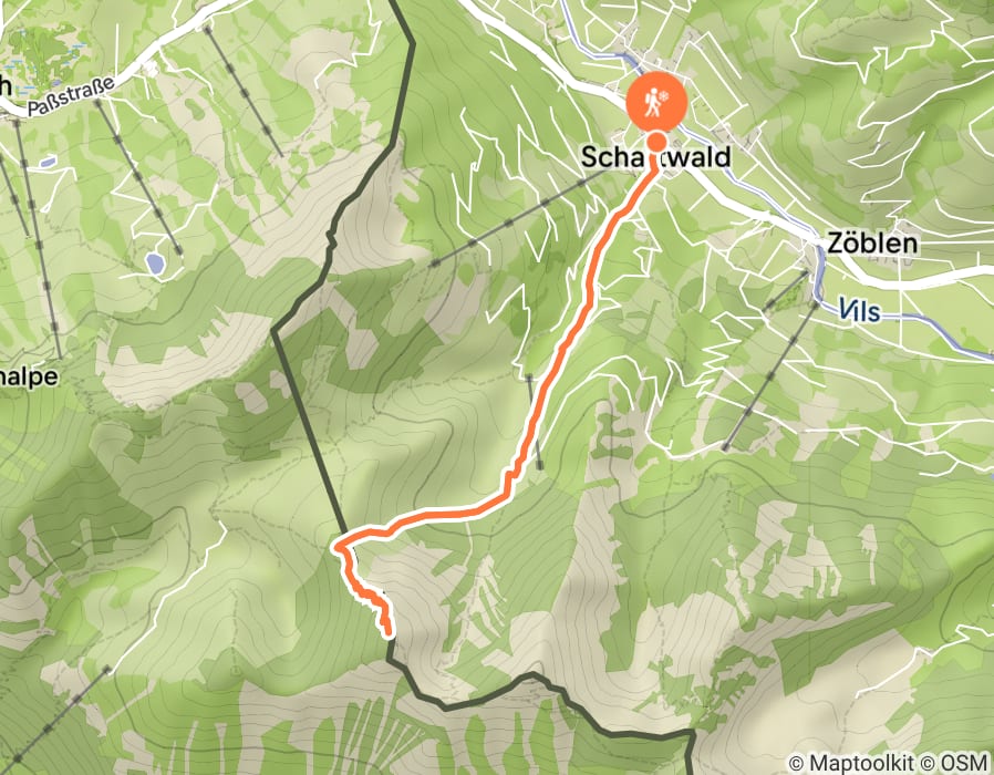 Karte der Tour