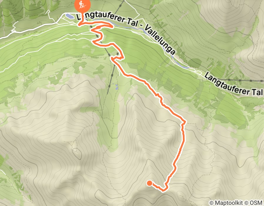 Karte der Tour