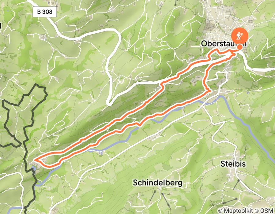 Karte der Tour