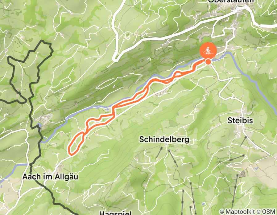 Karte der Tour
