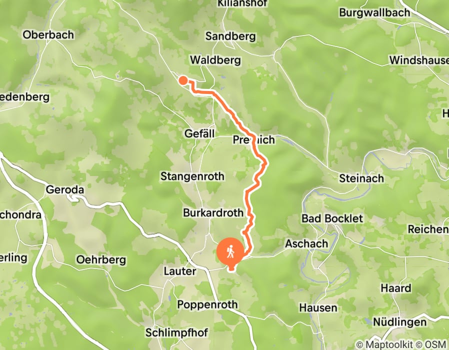Karte der Tour