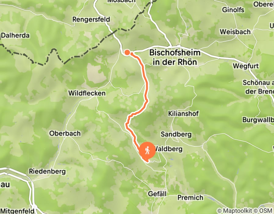 Karte der Tour