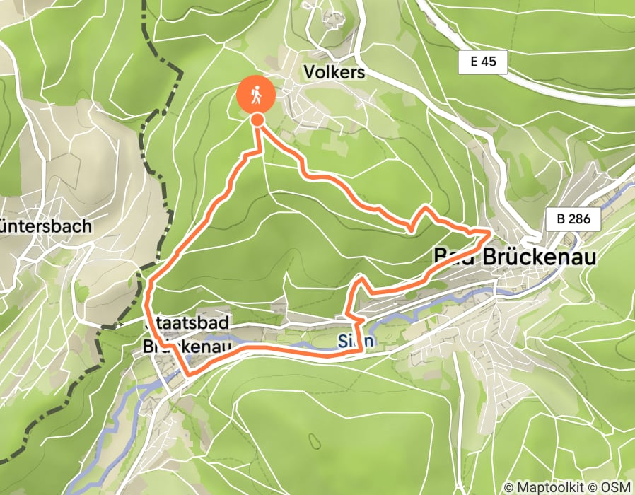 Karte der Tour