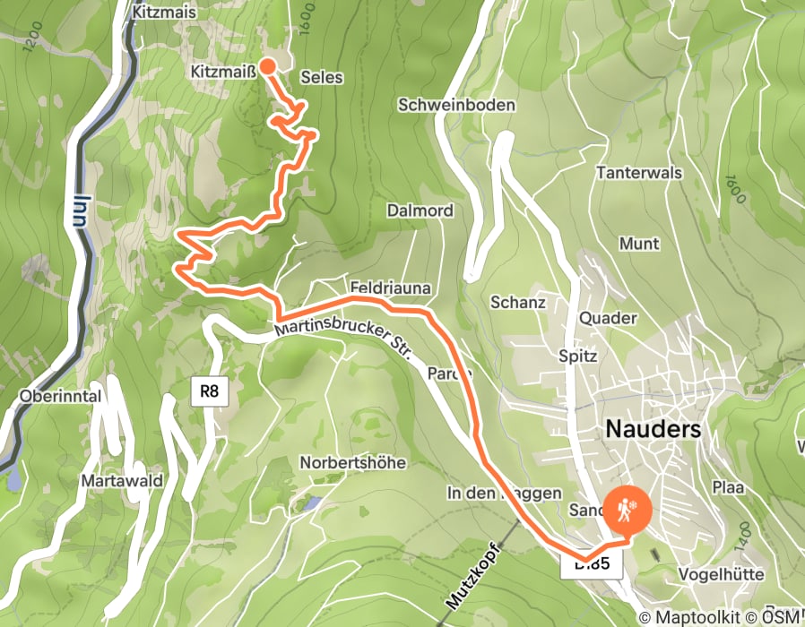 Karte der Tour