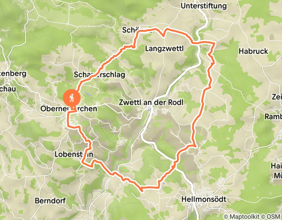 Karte der Tour