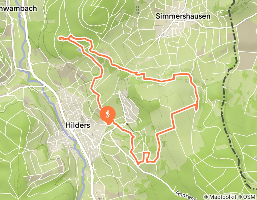 Karte der Tour
