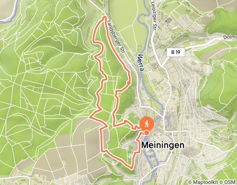 Karte der Tour