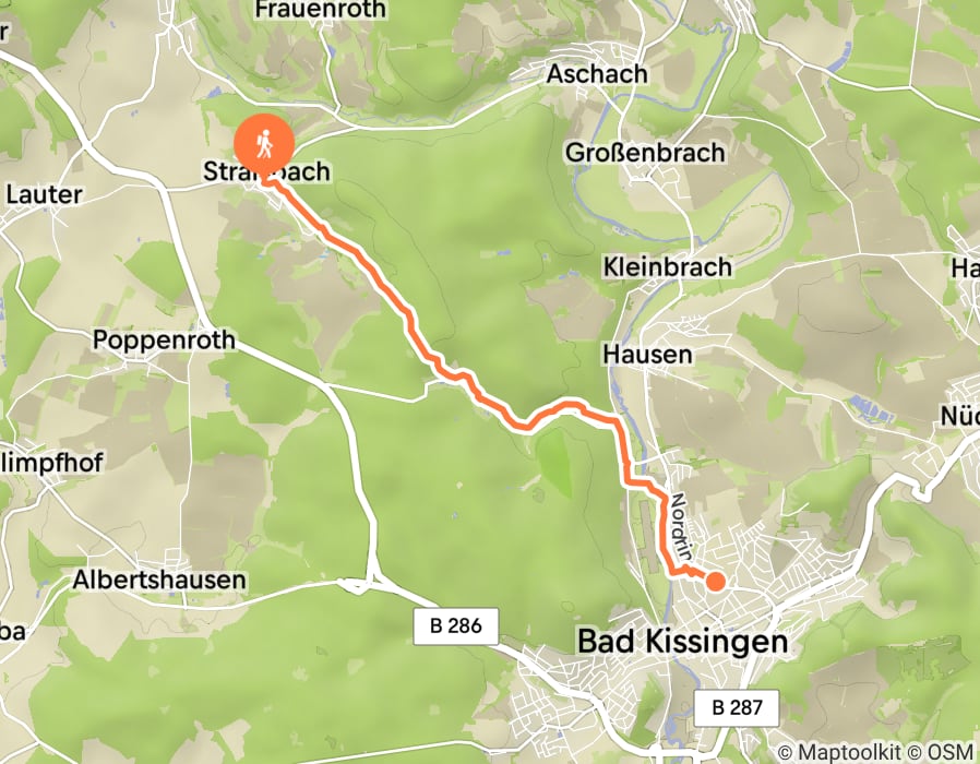 Karte der Tour