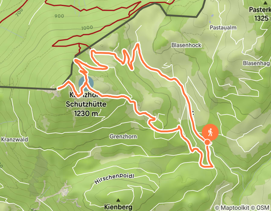 Karte der Tour