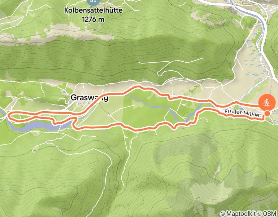Karte der Tour