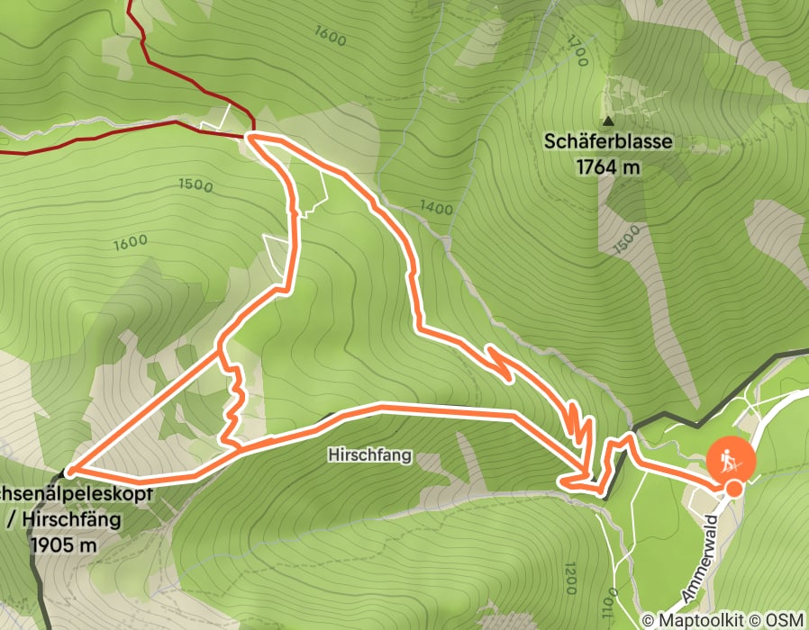 Karte der Tour