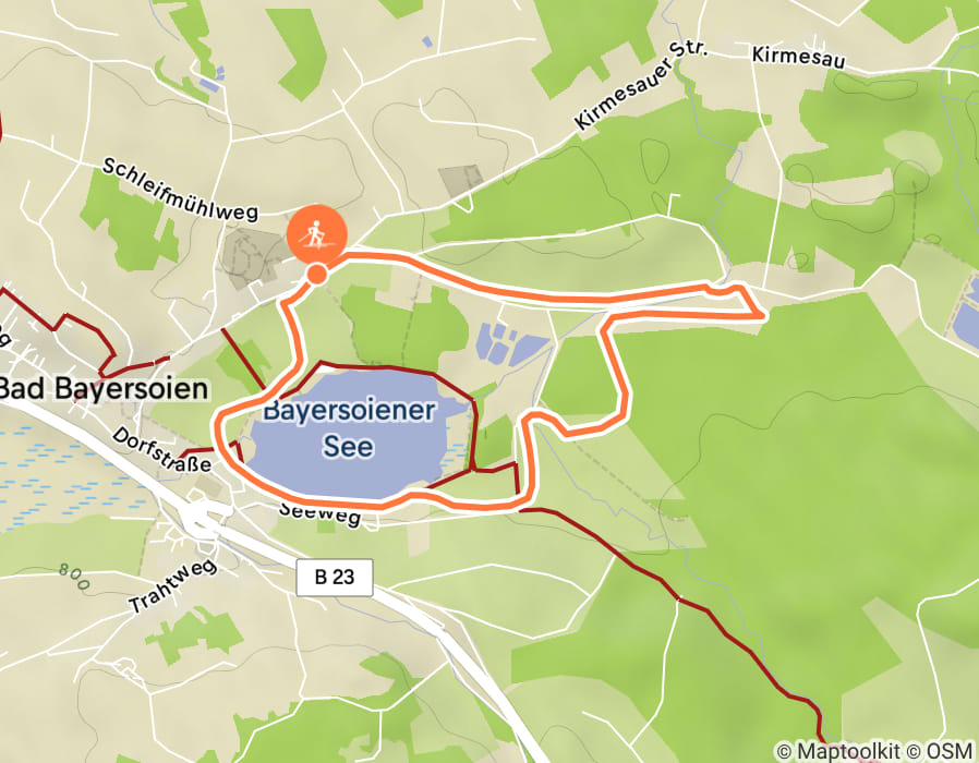 Karte der Tour