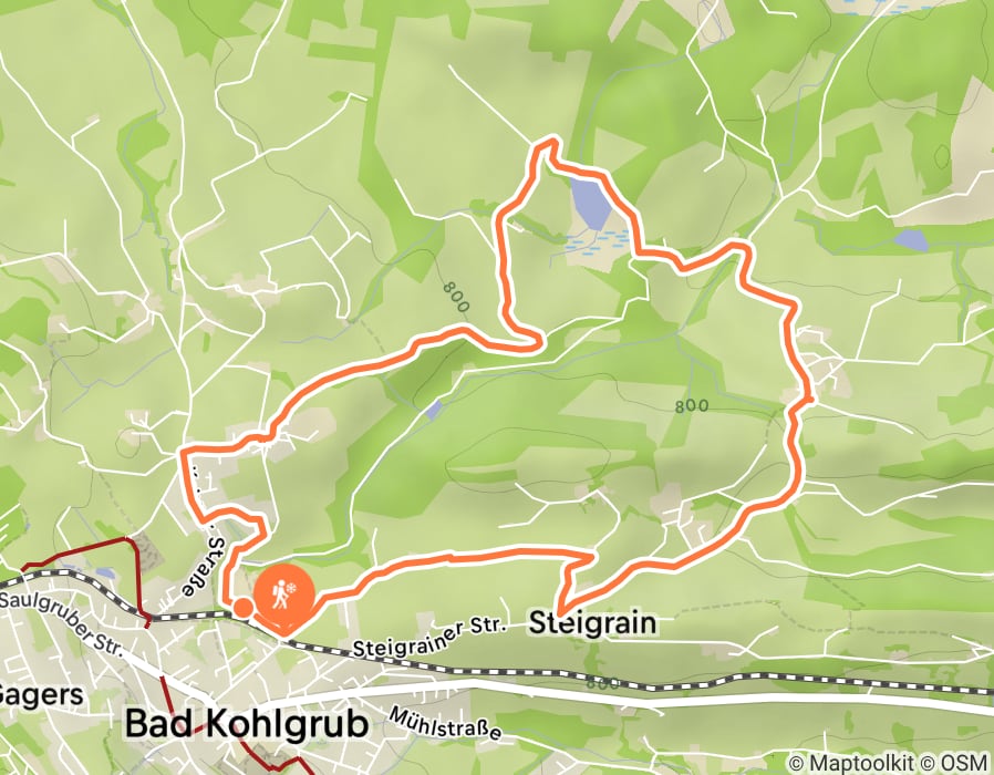 Karte der Tour