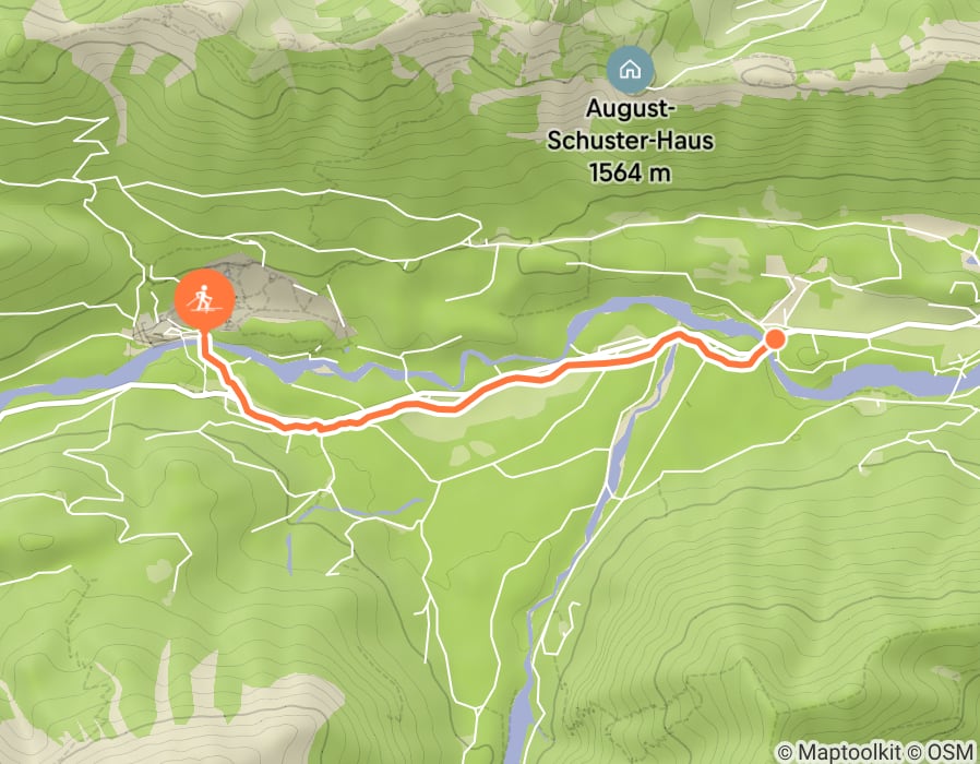 Karte der Tour