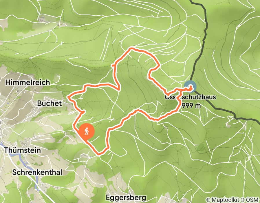 Karte der Tour