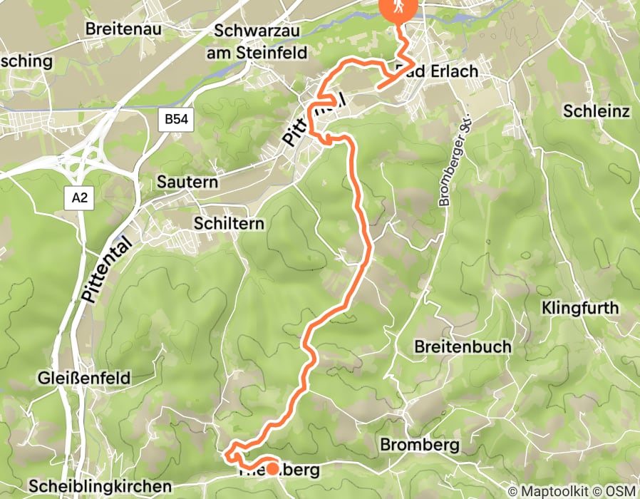 Karte der Tour