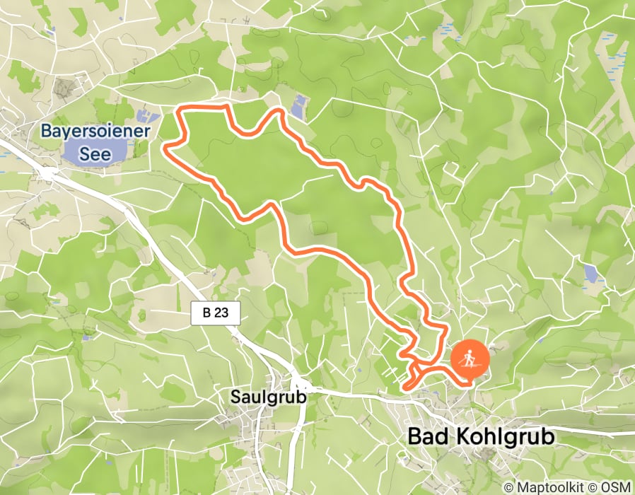 Karte der Tour