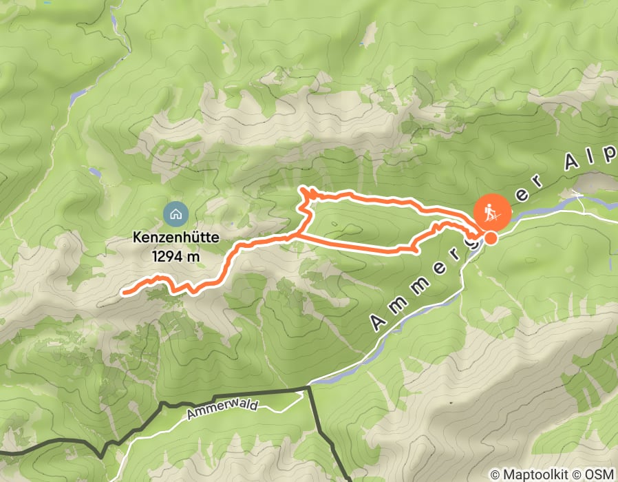Karte der Tour