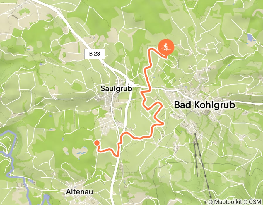 Karte der Tour