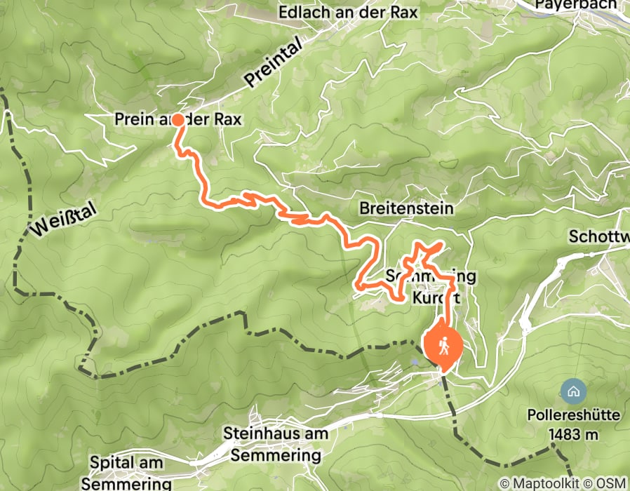 Karte der Tour