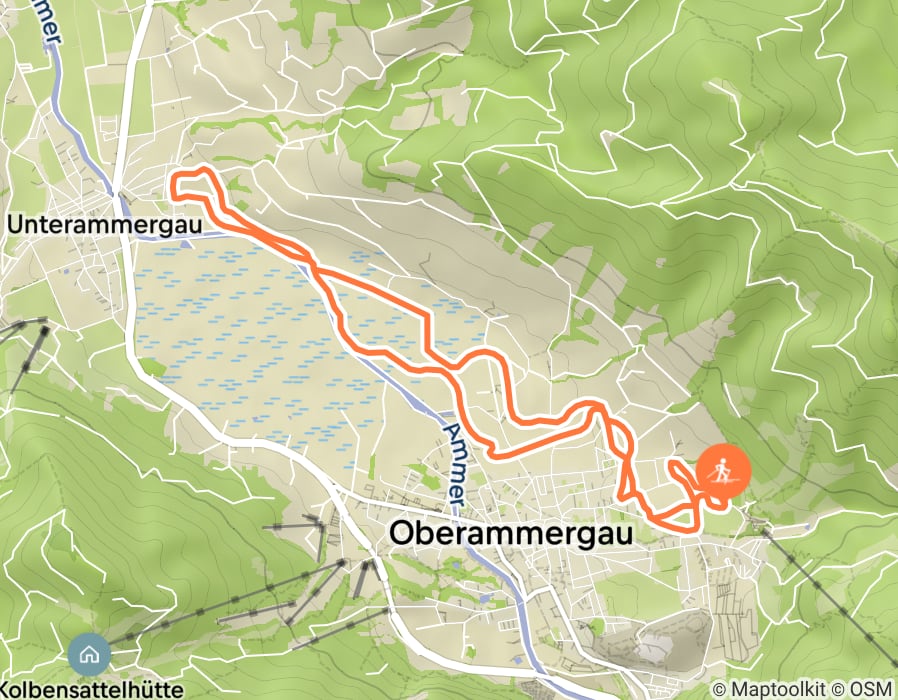 Karte der Tour