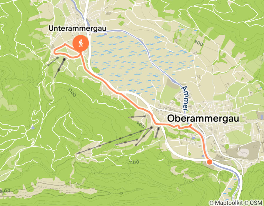 Karte der Tour