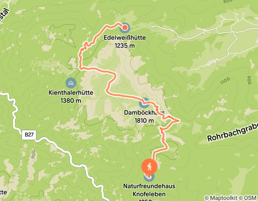 Karte der Tour
