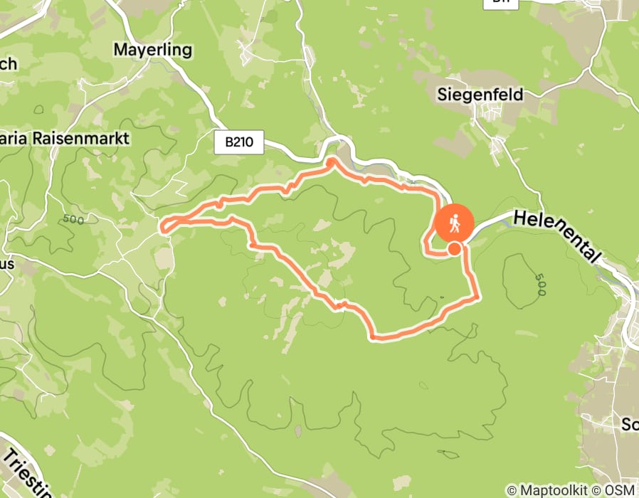 Karte der Tour