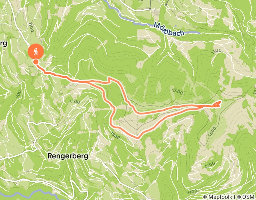 Karte der Tour