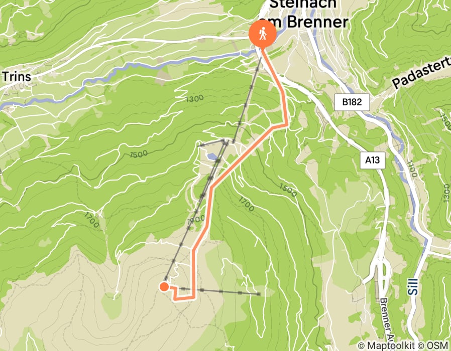 Karte der Tour