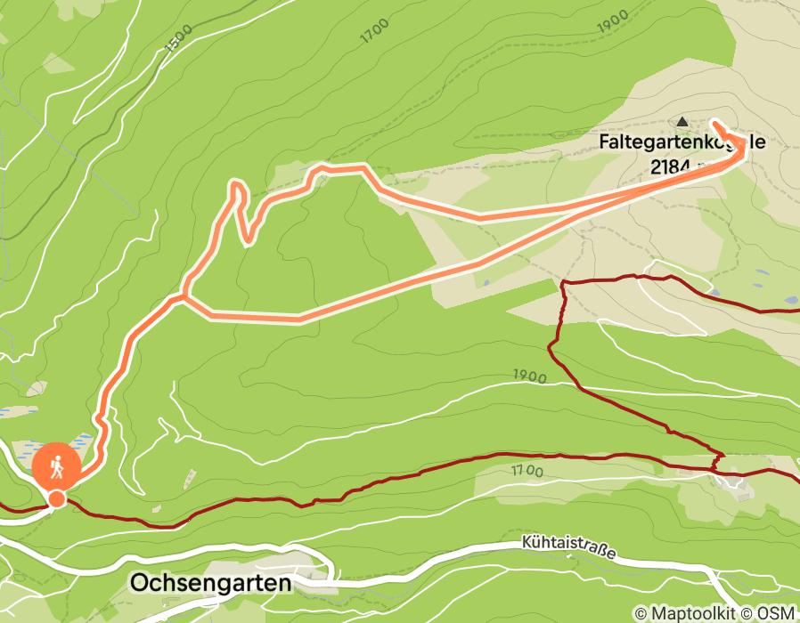 Karte der Tour