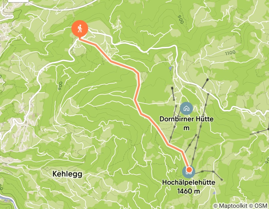 Karte der Tour
