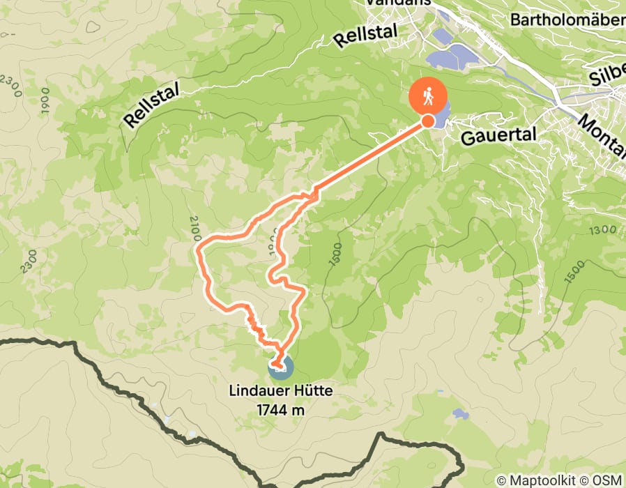 Karte der Tour