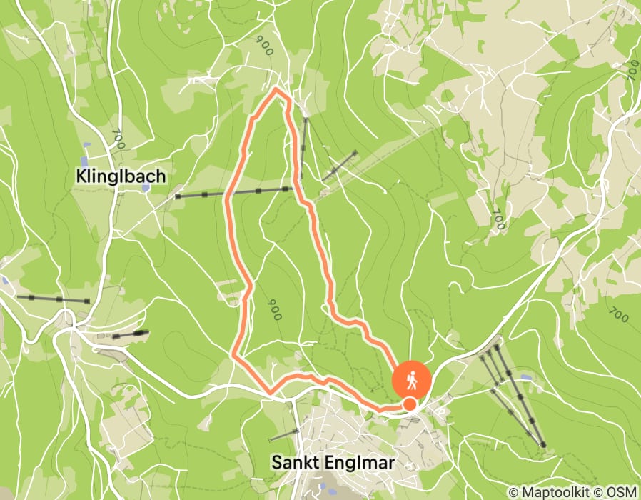 Karte der Tour