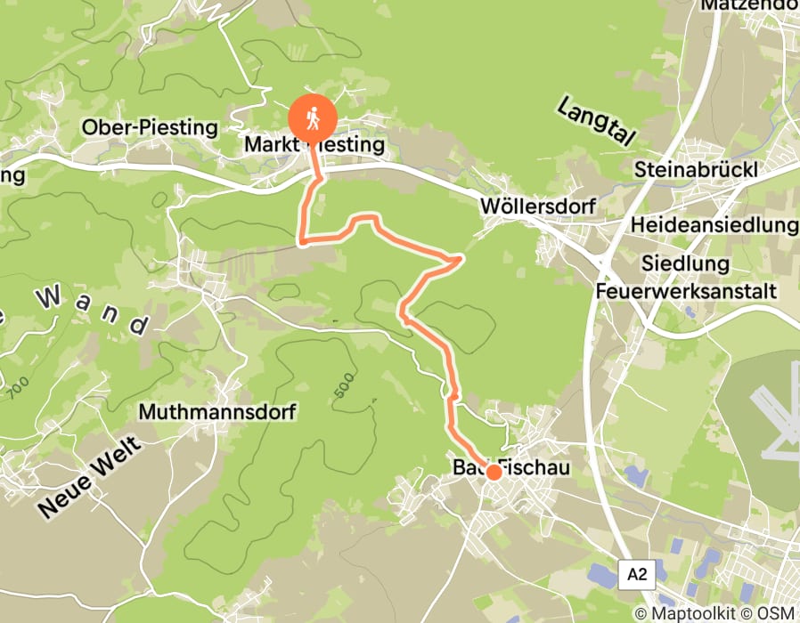 Karte der Tour