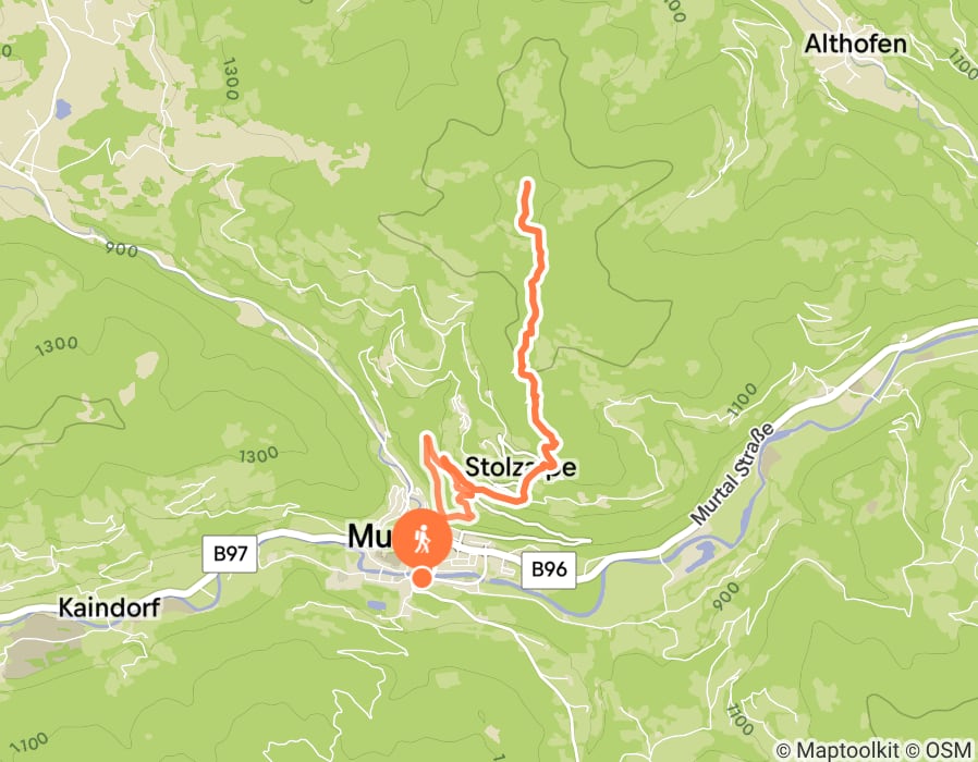 Karte der Tour