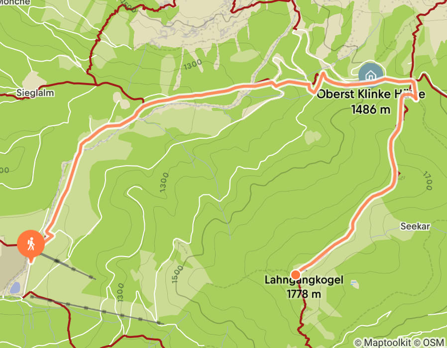 Karte der Tour