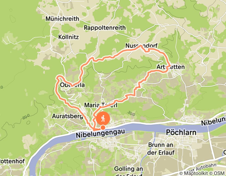 Karte der Tour