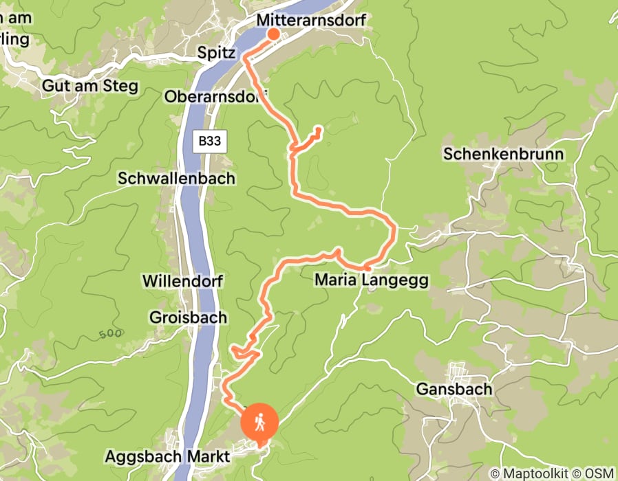Karte der Tour