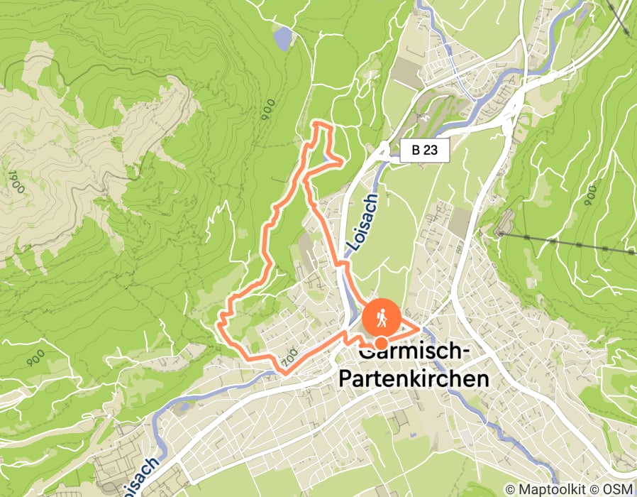 Karte der Tour