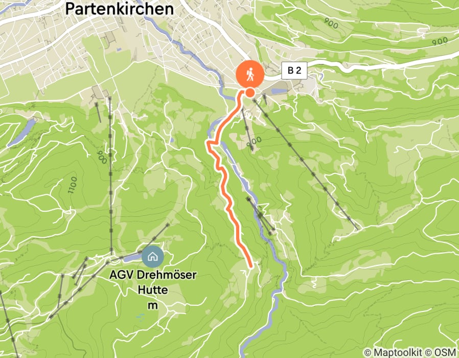 Karte der Tour