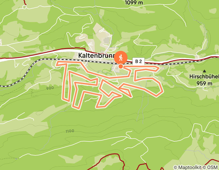 Karte der Tour