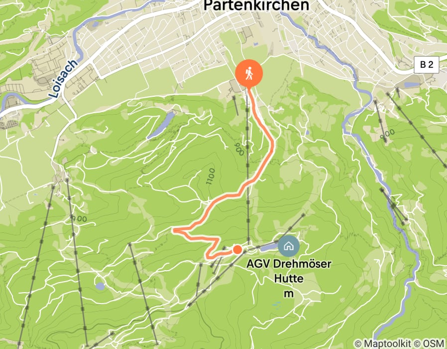 Karte der Tour