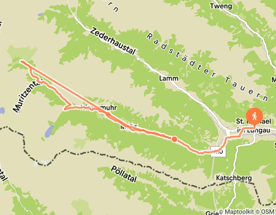 Karte der Tour