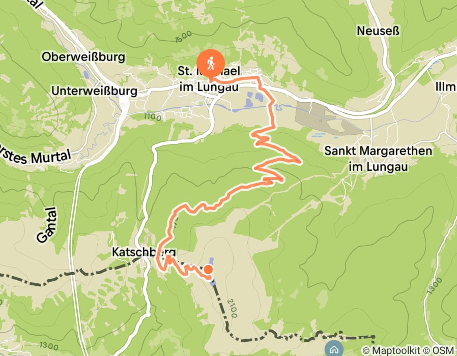Karte der Tour