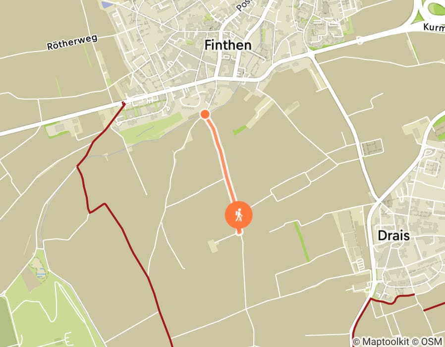 Karte der Tour