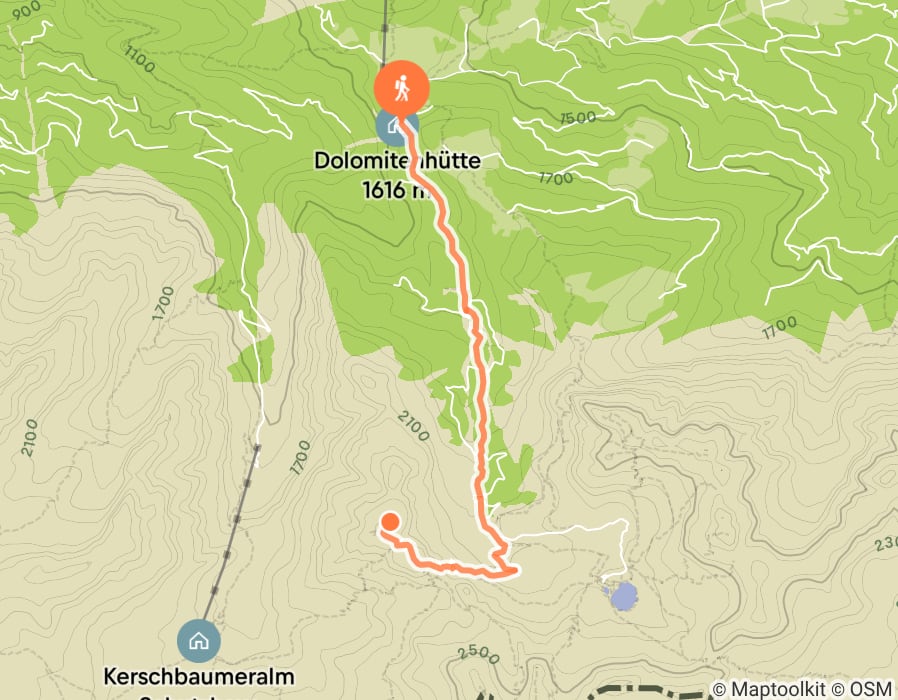 Karte der Tour