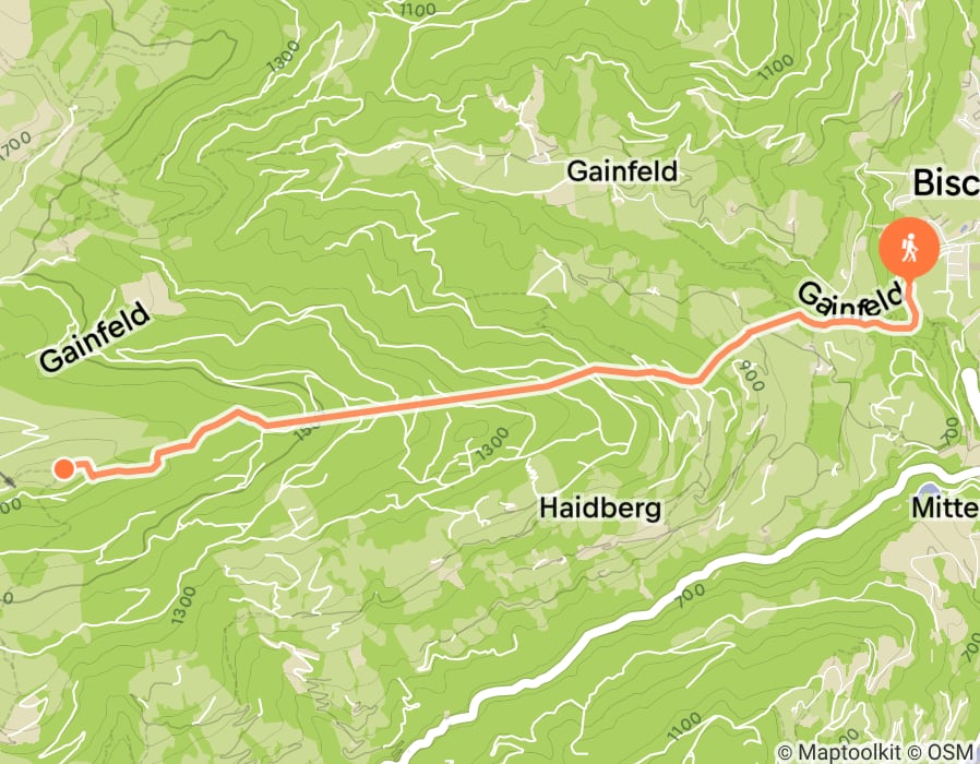 Karte der Tour
