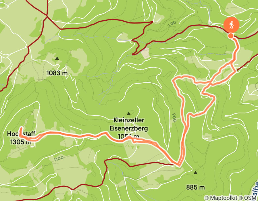 Karte der Tour