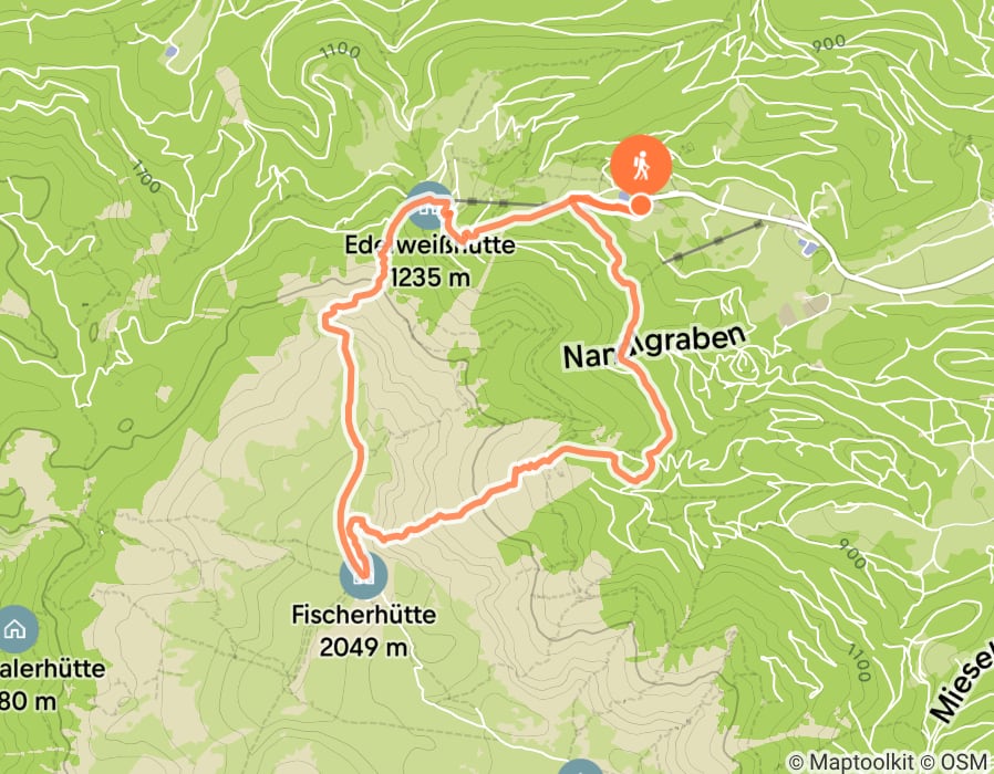Karte der Tour